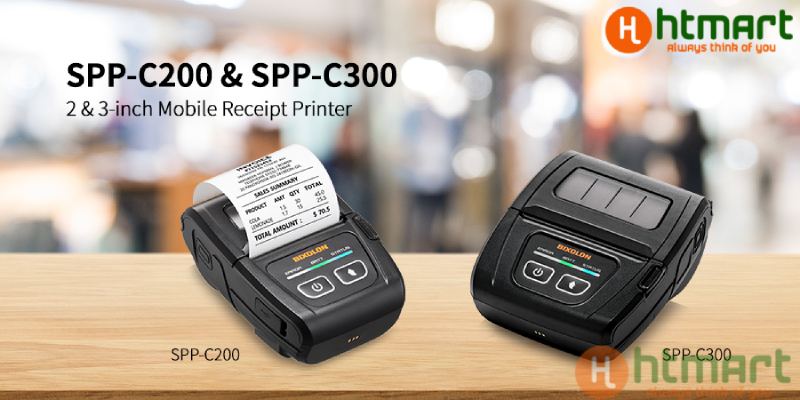  máy in hóa đơn di động iSPP-C200 và SPP-C300 