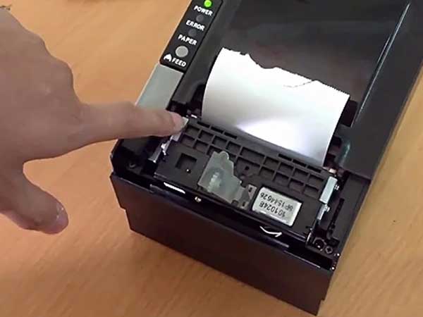 lỗi máy in bill kẹt giấy